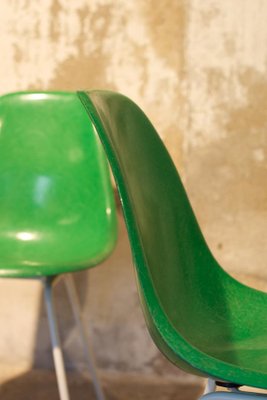 Vintage Green Chairs by Charles and Ray Eames for Herman Miller