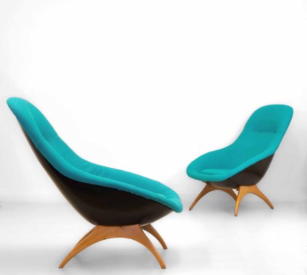 Mid Century Lurashell Lounge Chair 1960s for sale at Pamono