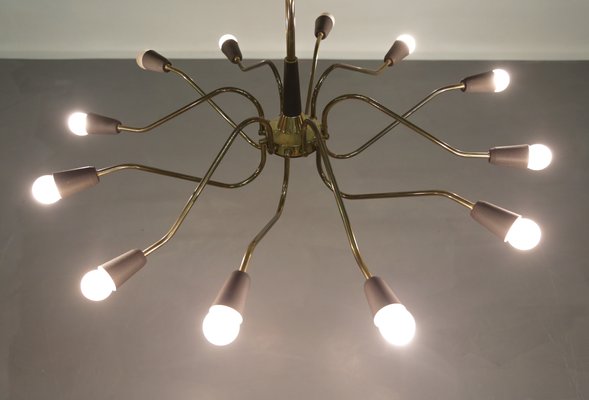 Vintage Italian Chandelier From Stilnovo For At Pamono Vintage Italian Chandelier From Stilnovo 7