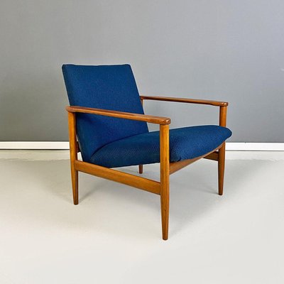 Small blue online armchair