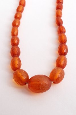 Vintage Amber Necklaces, 1960s, Set of for sale at Pamono