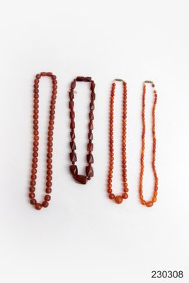 Collier Fantaisie Vintage En Bakélite (ou Ambre) - Ancien, Occasion, Bijou Rétro Des Années 30-50
