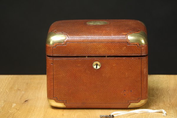 Vintage American Leather Briefcase by Hartmann, 1920 for sale at Pamono