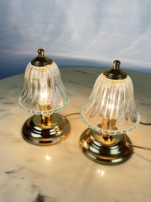 Lampe de Chevet Vintage en Verre, 1960s en vente sur Pamono