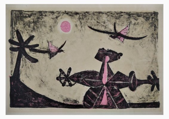 Rufino Tamayo, Composition, 1996, Lithograph for sale at Pamono
