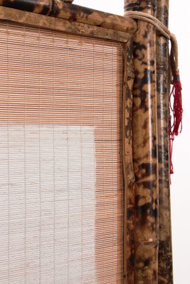 Biombo de chimenea de bambú, años 20 en venta en Pamono