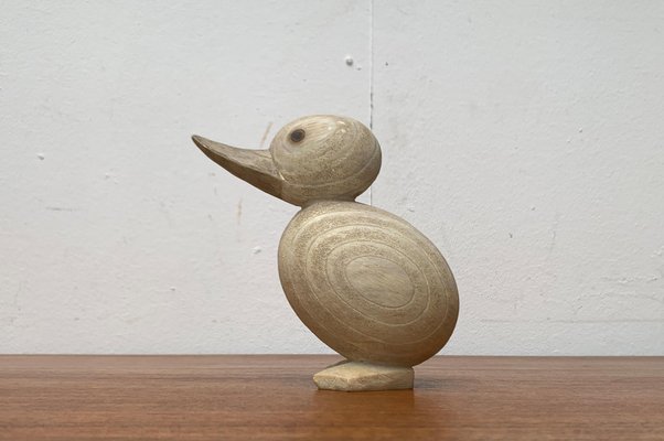 Mid-Century Danish Wooden Bird Figurine, 1960s for sale at Pamono