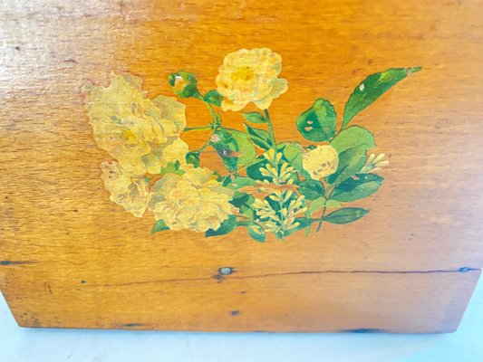 Coat Hook On Old Painted Teak, Various Colours - 19thC Coat Hook On Old Painted Teak, Various Colours - 19thC