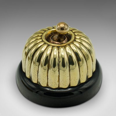 Antique English Light Switch in Brass, 1920 for sale at Pamono