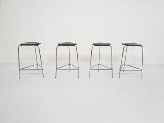 スツール Arne Jacobsen 3170 FRITZ HANSEN 1960s Fritz Hansen（フリッツ・ハンセン）ドットスツール初期型 3本脚