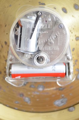 Large Art Deco World Time Clock by Heinrich Möller for Kienzle