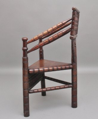 イギリスアンティーク　ターナーチェア Antique Oak Turners Chair, 1840 for sale at Pamono