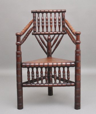Antique Oak Turners Chair, 1840 for sale at Pamono