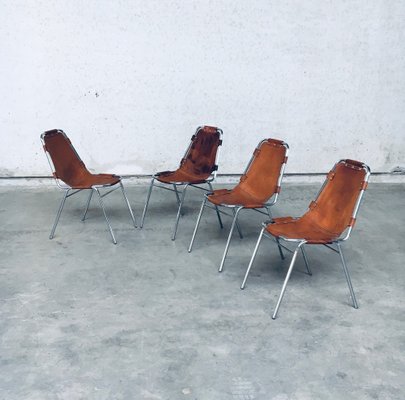 Charlotte Perriand - Dal Vera 'Les Arcs' Chairs by Charlotte Perriand,  France, 1960s