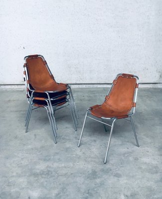 charlotte perriand les arcs chair ビンテージ Italian Les Arcs Dining Chairs by Charlotte Perriand, 1960s, Set