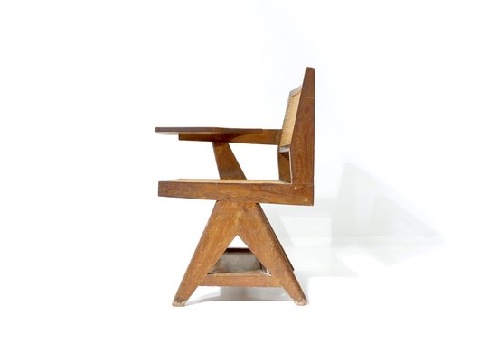 Vintage PJ-SI-26-A Chair by Pierre Jeanneret, 1950s for sale at Pamono
