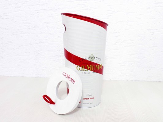 Seau à Champagne G.H. Mumm Blanc En Plastique – Annonce Intéressante