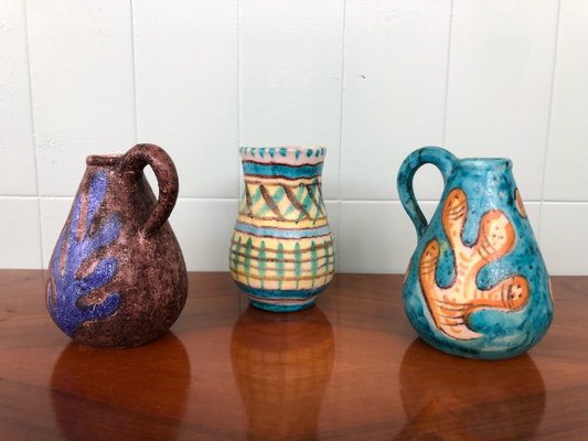 Vase En Terre Cuite Fait Main - Tricoté - Fabriqué En Italie Par Biscottini
