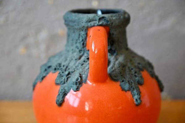 オカシュウFat Lava Terraform Vase Vase in Fat Lava from Roth Keramik, 1960s for sale at Pamono