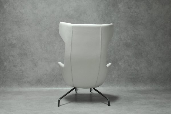 Marc Newson Gluon Swivel Chair + ottoman for Moroso, 1990s
