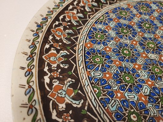 Grand Plat En Céramique Turquie - Multicouleur - Décoratif Et Authentique
