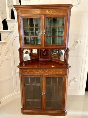 Corner china sale cabinet for sale