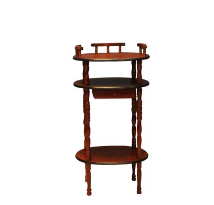 Vintage Mahogany Table with Drawer 1940s