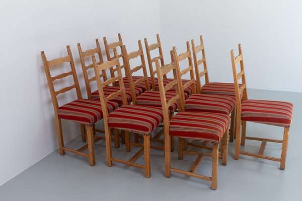 Red ladder back 2025 chairs
