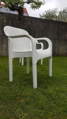 Dangari Stackable Chairs by Pierre Paulin Allibert, Set of 4 for sale at