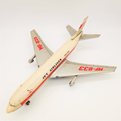 Tin Toy Aircraft Jet Airliner Mf 833, 1960s for sale at Pamono