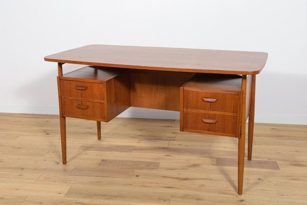 Teak desk for sale deals