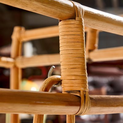 Vintage Bamboo Cradle 1960s for sale at Pamono