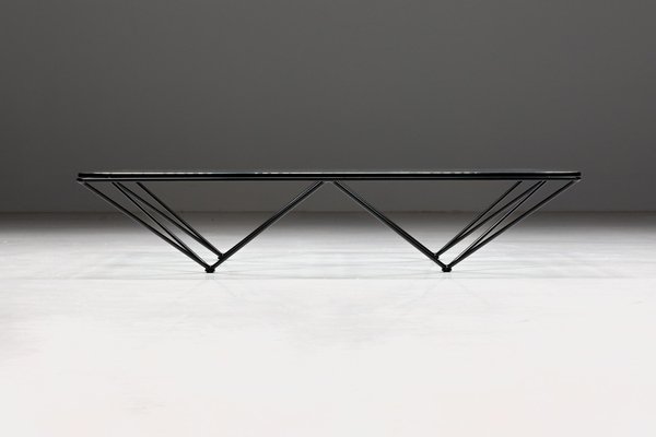 Mesa de centro Alanda cuadrada de Paolo Piva para B&b Italia, años