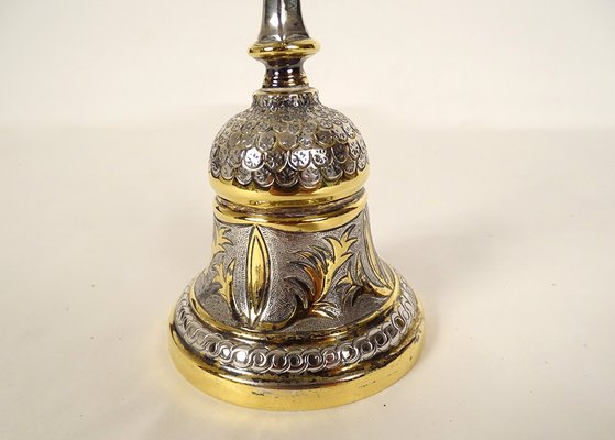 19th Century Table Bell in Vermeil Silver Mexico for sale at Pamono
