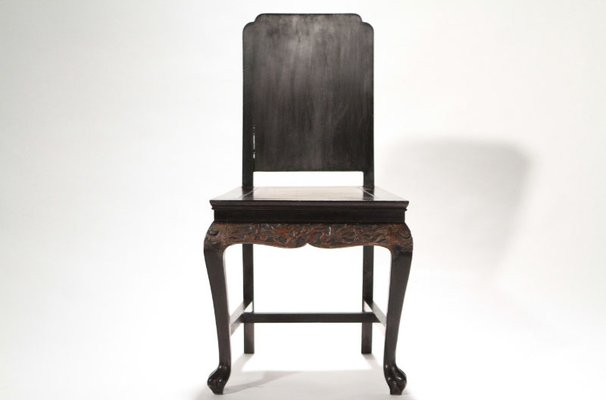 Side Chair With Chinese Decorations 1960s