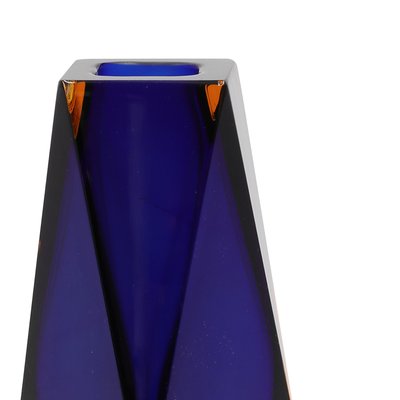 Large San Marco Murano Glass Vase by Alessandro Mandruzzato