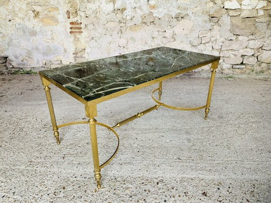 Table basse centrale en marbre 24 incrustation de nacres intérieur art
