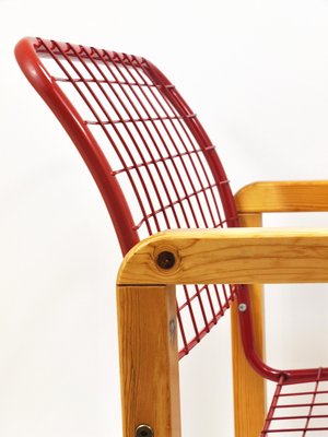 Vintage Wire Armchair by Knut & Marianne Hagberg for Ikea, 1982