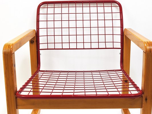 Vintage Wire Armchair by Knut & Marianne Hagberg for Ikea, 1982