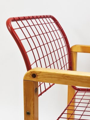 Vintage Wire Armchair by Knut & Marianne Hagberg for Ikea, 1982