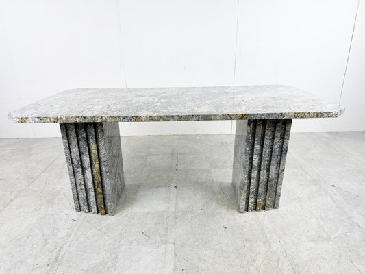 Vintage Granite Dining Table 1970s for sale at Pamono