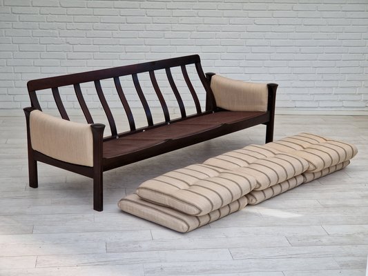Vintage Danish Three Seater Sofa in Wool by Arne Vodder for Cado