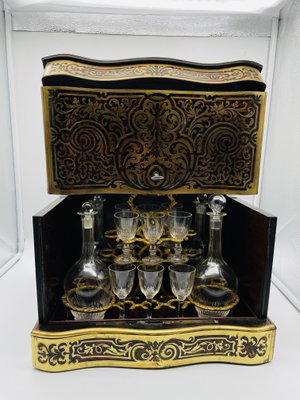 Cave à liqueur anglaise dite The Tantalus LONDON 1885 (Gebraucht) in