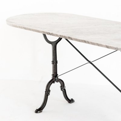 Vintage marble 2024 bistro table