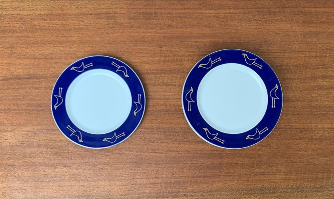 German Postmodern Flying Objects Series Plates by David Palterer