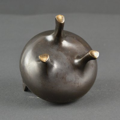 Small Antique Japanese Incense Burner in Bronze, 1890s for