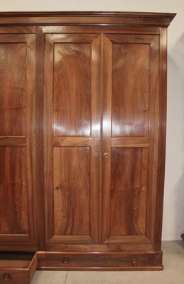Wooden Wardrobe / Clothes Cabinet – Used 19th Century 6-Door Wardrobe for sale at Pamono