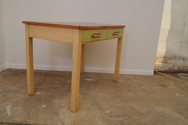 Mid Century Wooden and Formica Kitchen Table Former