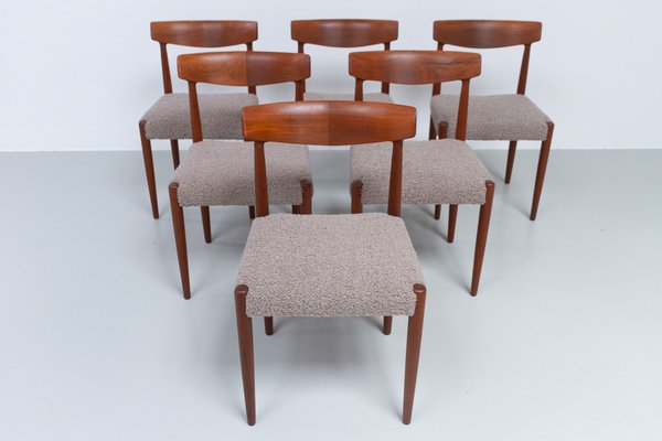 Danish Modern Teak Dining Chairs by Knud Færch for Slagelse, 1960s