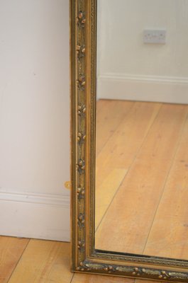 Specchio a figura intera in legno dorato, metà XIX secolo in vendita su  Pamono
